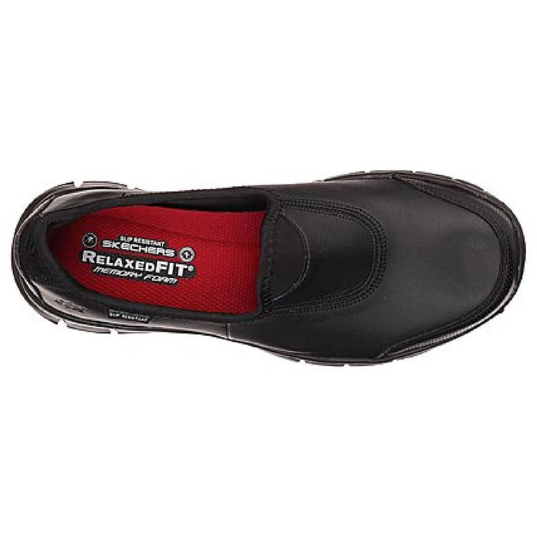 Women's Wide Fit Skechers 76536EC Sure Track Relaxed Fit Trainers in Black - Image 6