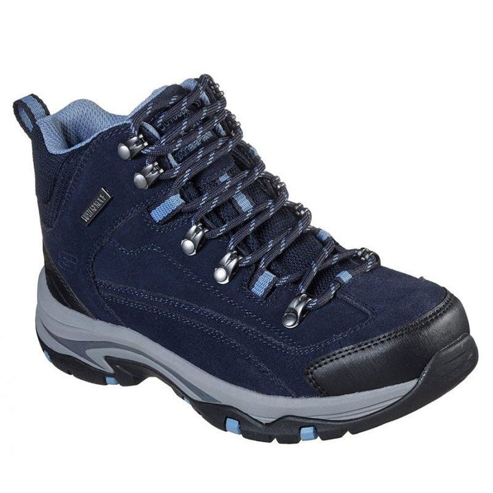Women's Relaxed Fit Skechers 167004 Trego Alpine Trail Outdoor  Hiking Boots - Navy in Navy - Image 1
