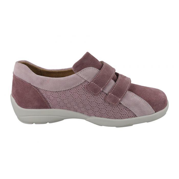 Women's Wide Fit DB Hummingbird Shoes in Blue Suede - Image 1