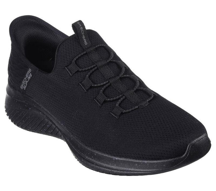Men's Wide Fit Skechers 232452 Slip-ins Ultra Flex 3.0 Right Away Walking Trainers in Black - Image 1