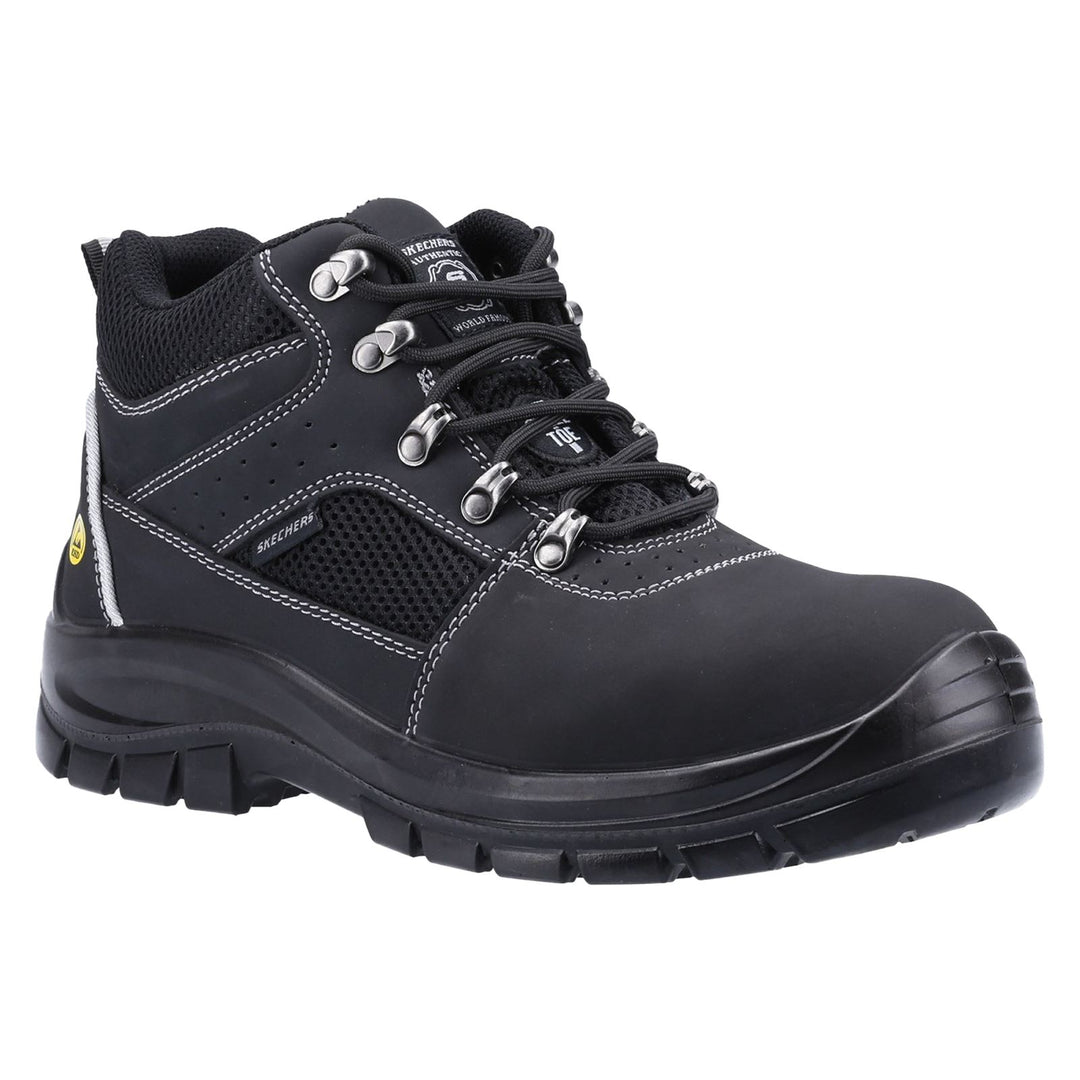 Men's Wide Fit Skechers 200002EC Trophus Letic Safety Boots in Black - Image 3