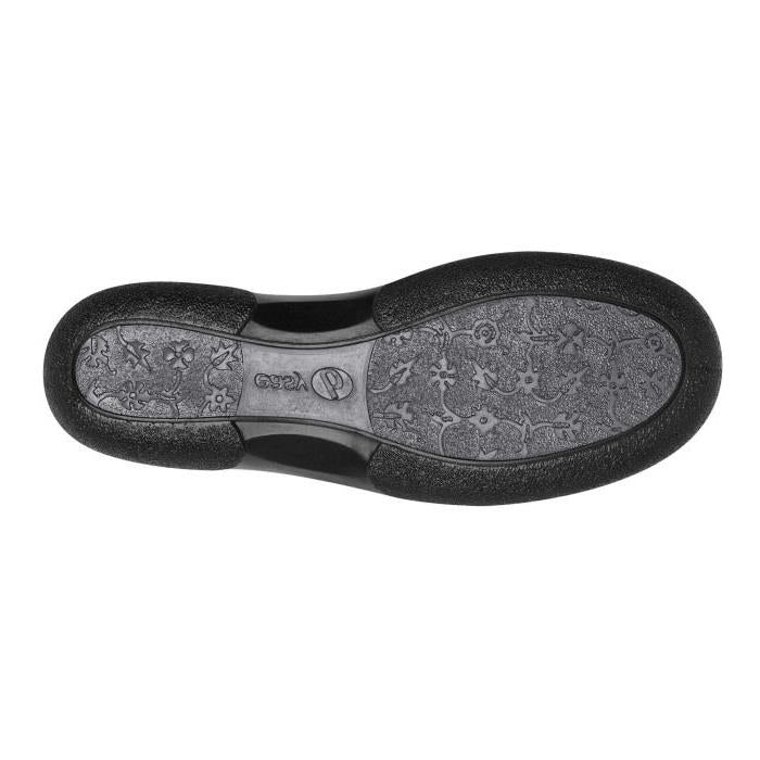 Women's Wide Fit DB Celeste Boots in Black Leather / Patent / Stretch - Image 1