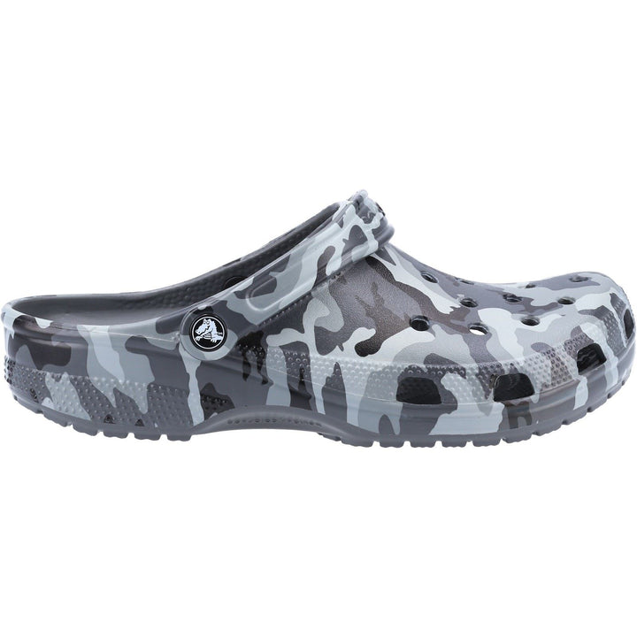 Men's Crocs 206454 Seasonal Camo Sandals in Mushroom/Multi - Image 1