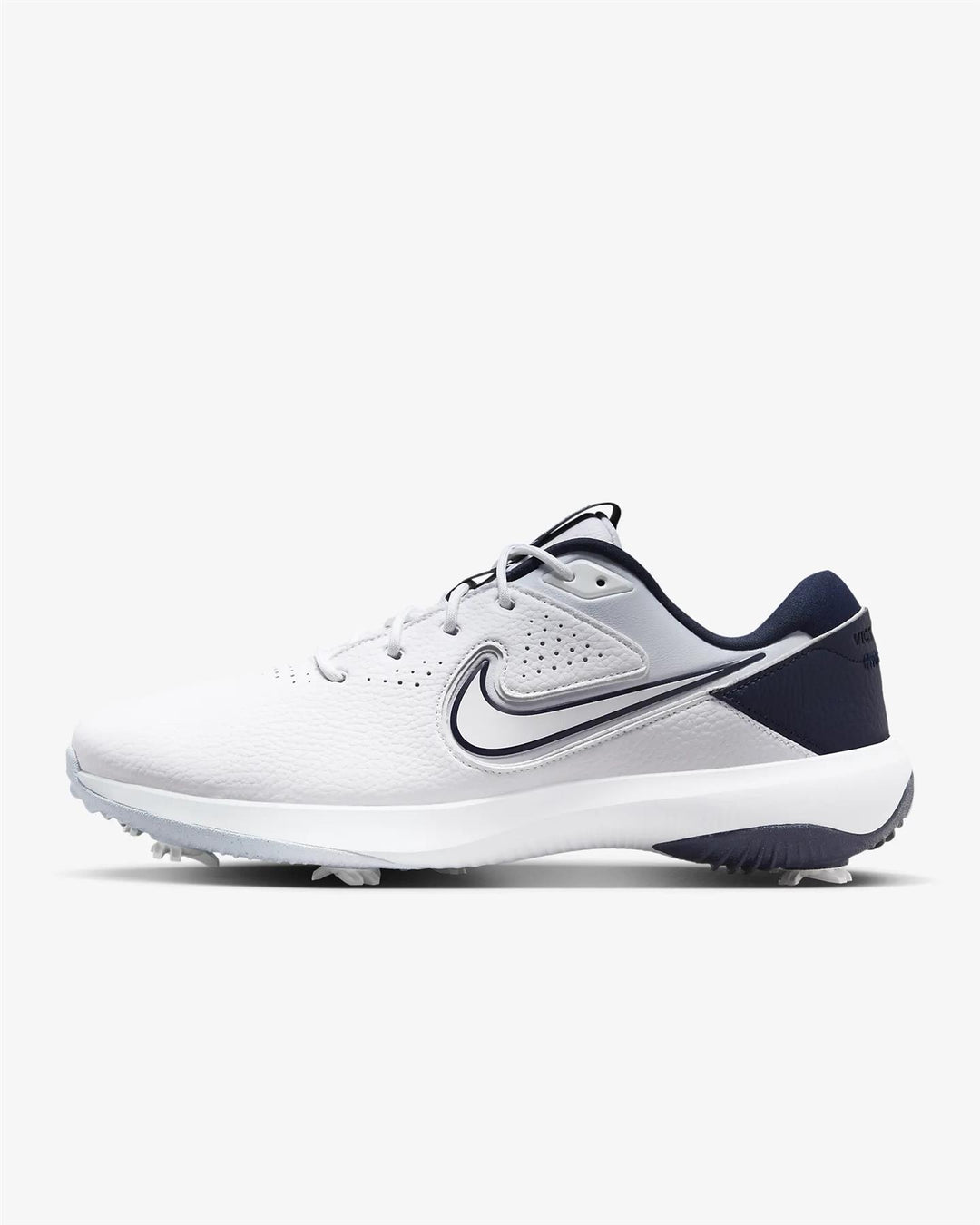 Men's Wide Fit Nike DX9028-102 Victory Pro 3 Golf Trainers in White - Image 3