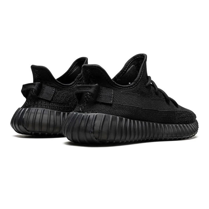 Men's Wide Fit Adidas Yeezy Boost 350 V2 Onyx Walking Trainers in Black - Image 1