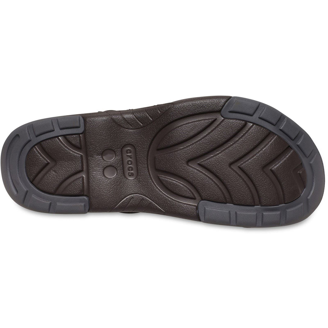 Women's Crocs 209857 Yukon Fisherman Sandals in Espresso - Image 6