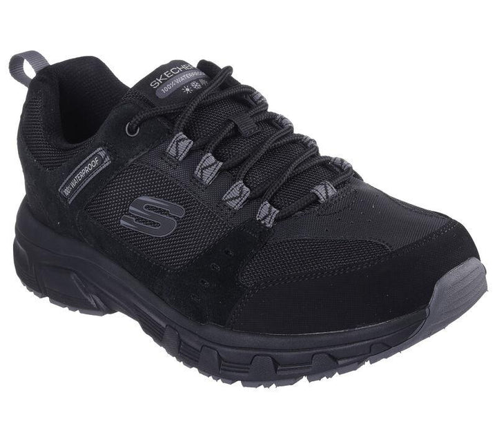 Men's Relaxed Fit Skechers 237386 Oak Canyon 100% Waterproof Trainers in Black - Image 1