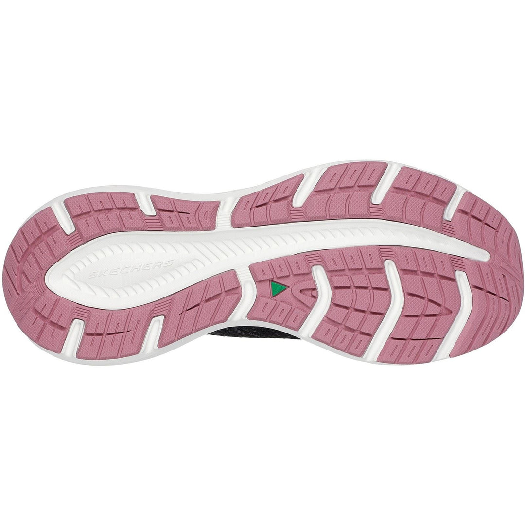 Women's Relaxed Fit Skechers 150470 Edgeride Impression Trainers in Black/Pink - Image 6