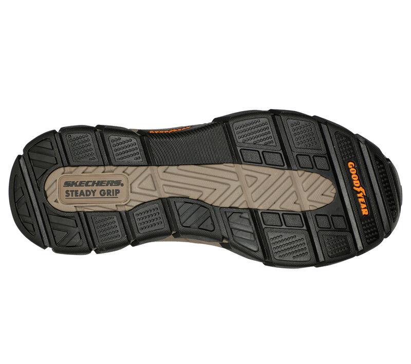 Men's Wide Relaxed Fit Skechers 204810 Slip-ins Rf Respected Elgin Trainers - Brown in Brown - Image 6