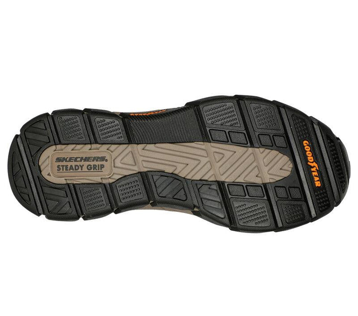 Men's Wide Relaxed Fit Skechers 204810 Slip-ins Rf Respected Elgin Trainers - Brown in Brown - Image 1