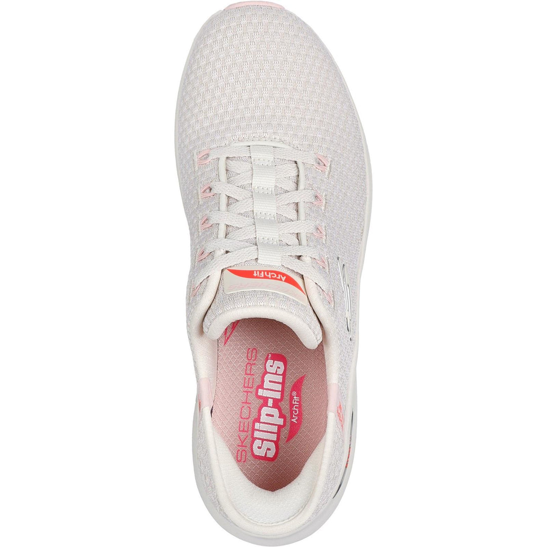 Women's Wide Fit Skechers 150322 Slip-ins Arch Fit 2.0 Trainers in Black/Multi - Image 10