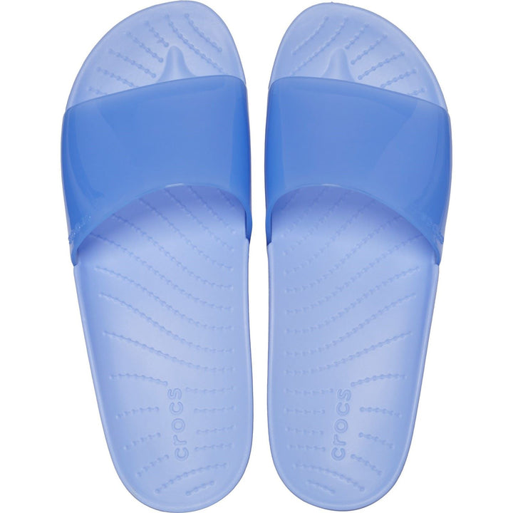 Women's Crocs 208538 Splash Gloss Slippers in Moon Jelly - Image 1