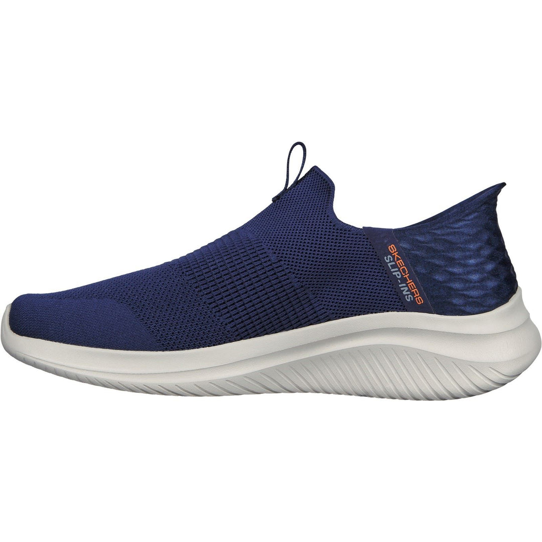 Men's Wide Fit Skechers 232450W Slip-ins Ultra Flex 3.0 Smooth Step Trainers - Navy in Navy - Image 3