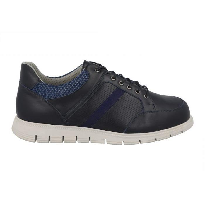 Men's Wide Fit DB Caspian Shoes in Black - Image 1