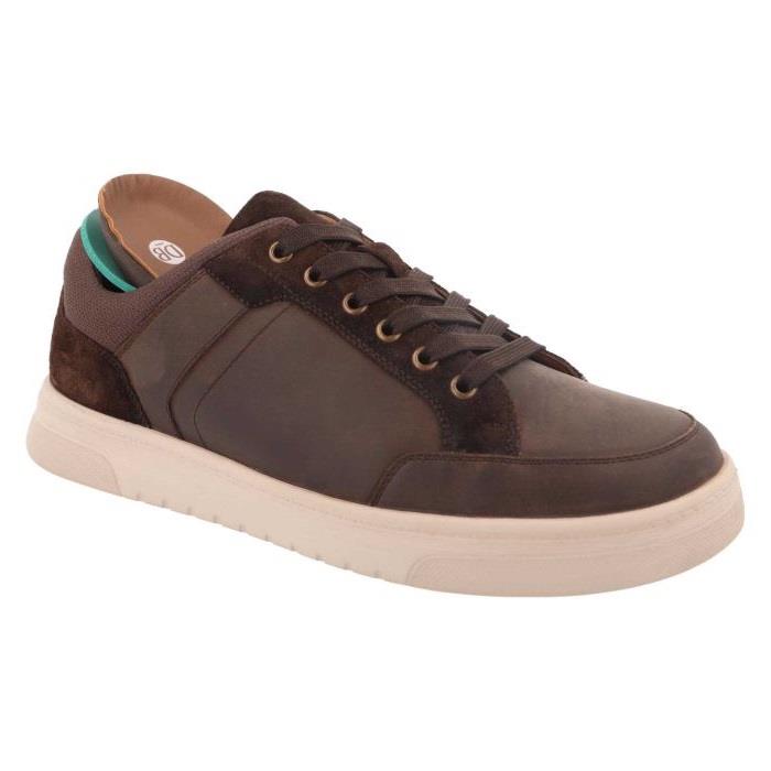 Men's Wide Fit DB Albie Shoes in Navy Leather / Navy Suede - Image 1