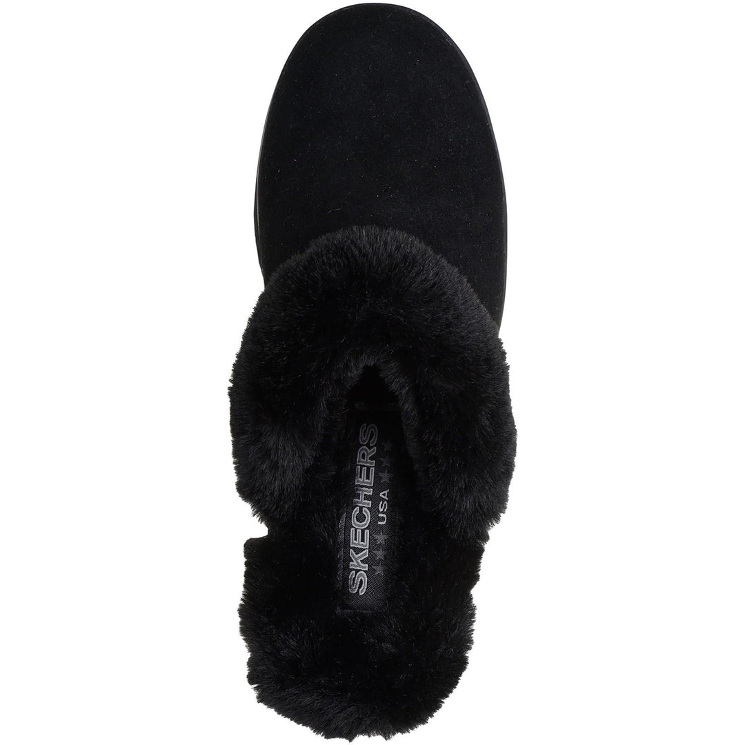Women's Wide Fit Skechers 167631 Keepsakes Wedge Time To Cruise Slippers in Black - Image 5