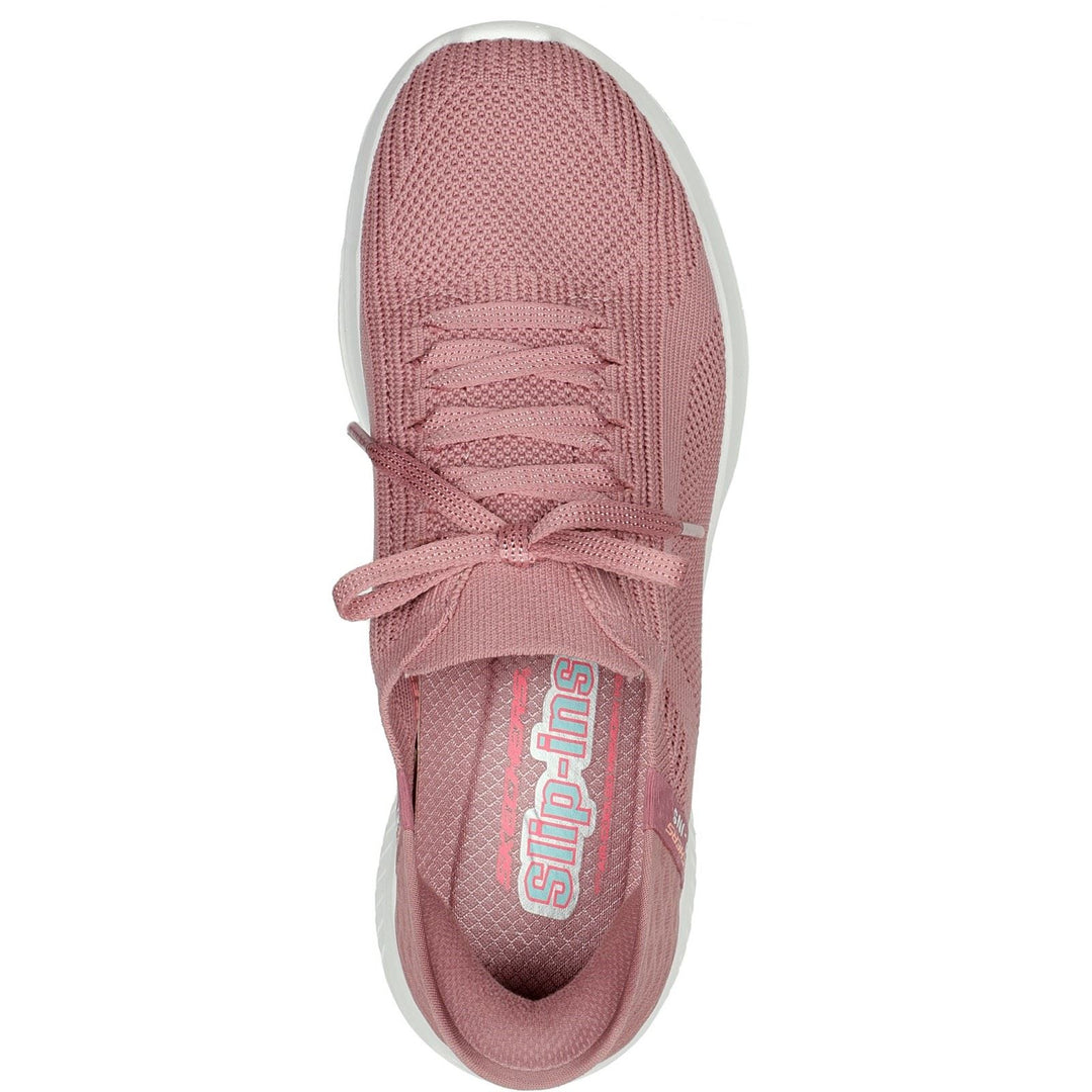 Women's Wide Fit Skechers 149710 Slip-ins Ultra Flex 3.0 Brilliant Path Trainers - Mauve in Mauve - Image 5