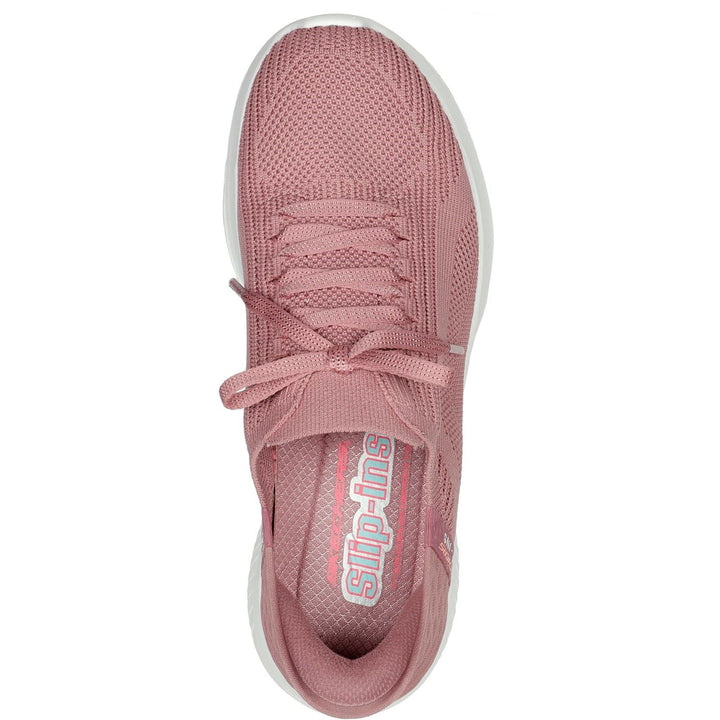 Women's Wide Fit Skechers 149710 Slip-ins Ultra Flex 3.0 Brilliant Path Trainers - Mauve in Mauve - Image 1