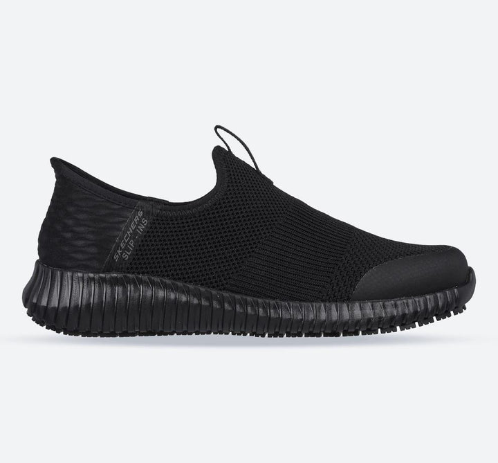 Women's Wide Fit Skechers 108127EC Cessnock Gwynedd Work Trainers in Black - Image 1