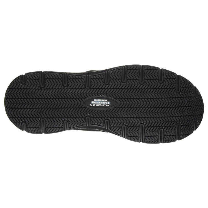 Men's Wide Fit Skechers 77071WEC Bronwood Slip Resistant Trainers in Black - Image 1