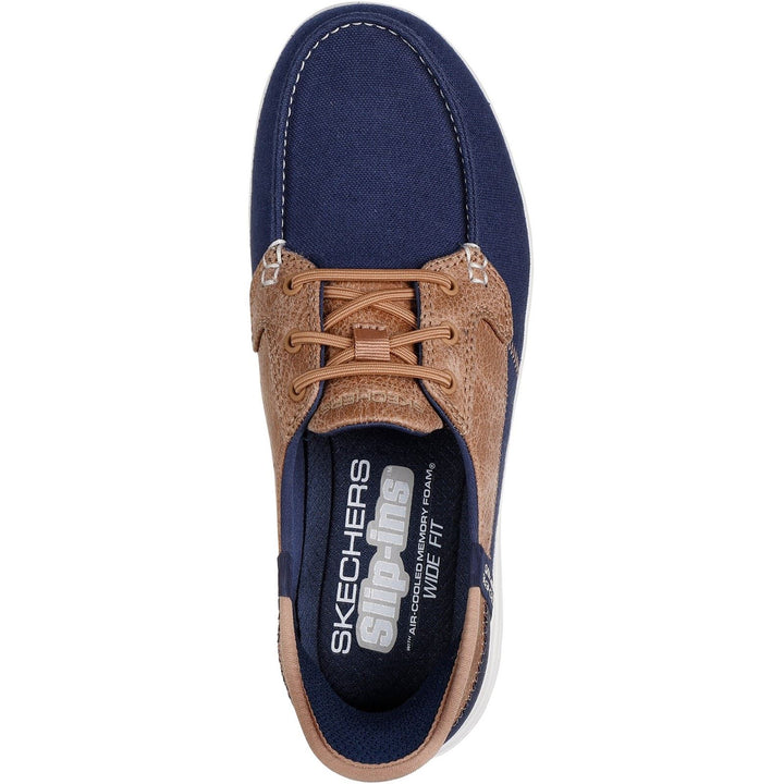 Women's Wide Fit Skechers 136536 Slip-ins Palmilla Trainers in Navy - Image 1