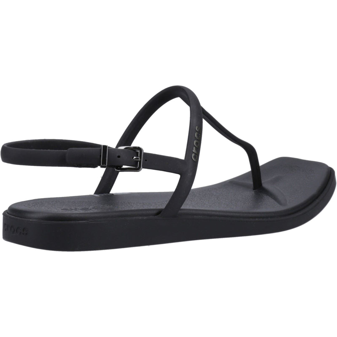Women's Crocs 209793 Miami Thong Flip Sandals in Black - Image 4