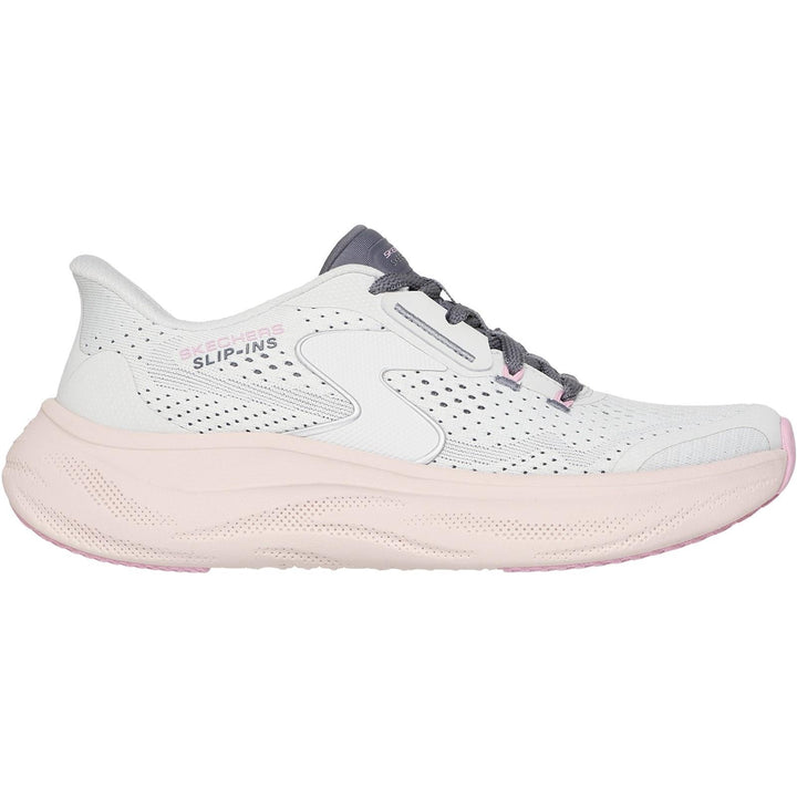 Women's Wide Fit Skechers 150565 Slip-ins Skech Cloud Plush Horizon Trainers in Black/White - Image 1