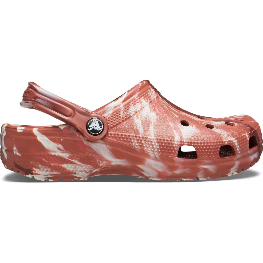 Men's Crocs 206867 Marble Sandals in Dark Clay/Multi - Image 2