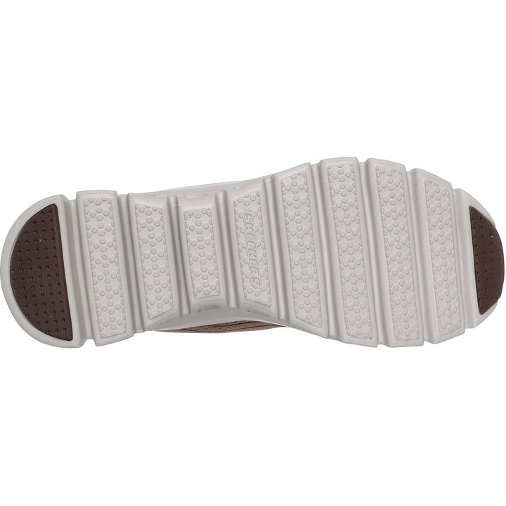 Women's Wide Fit Skechers 104750 Slip-ins Glide Step Elevate Amaze Trainers in Burgundy - Image 1