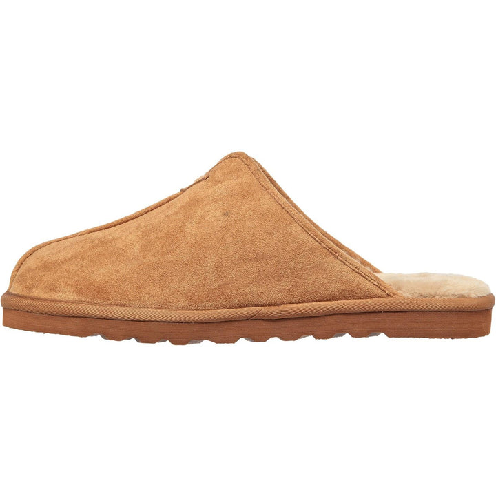 Men's Relaxed Fit Skechers 66094 Renten Palco Slippers - Tan in Tan - Image 1