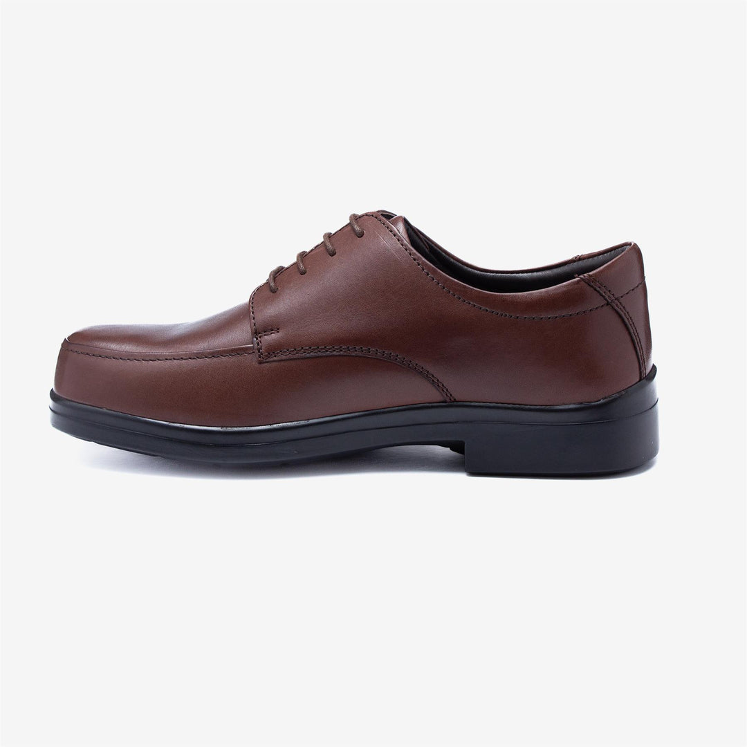 Mens Wide Fit Tredd Well Alex Lace Up Shoes in Black - Image 14