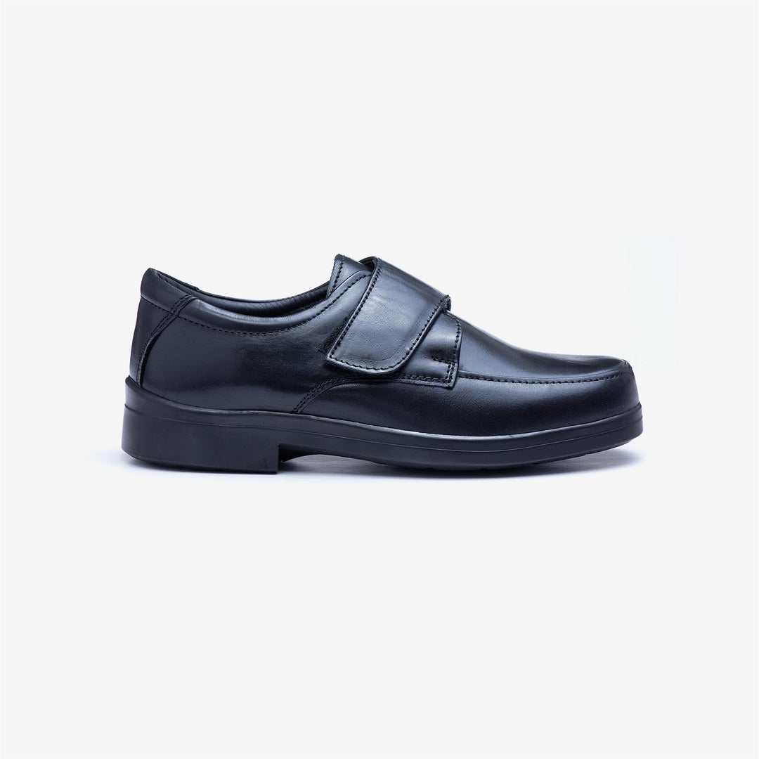 Mens Wide Fit Tredd Well York Shoes - Black in Black - Image 2