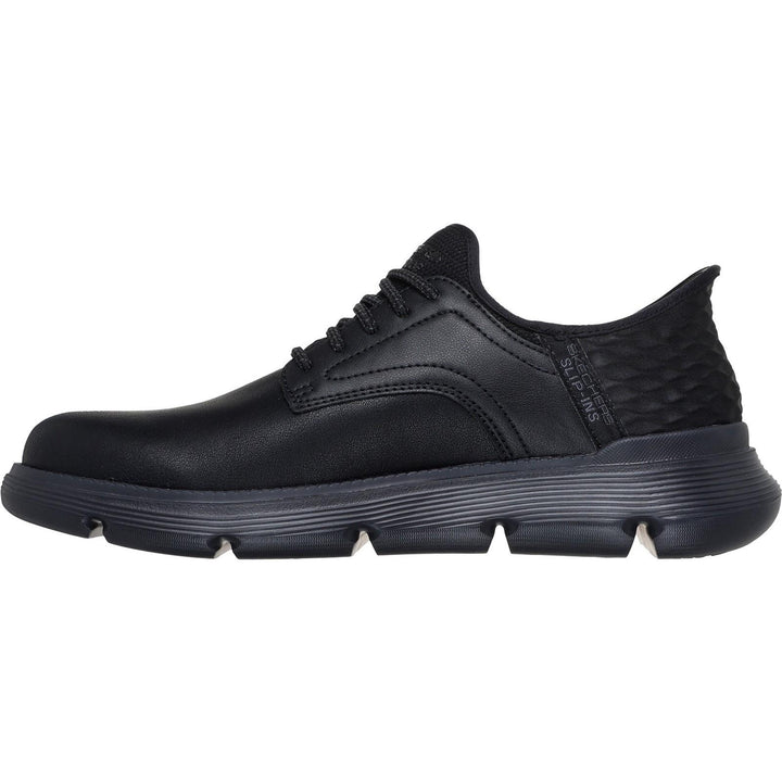 Men's Wide Fit Skechers 205278 Garza Carlyn Trainers in Black - Image 1