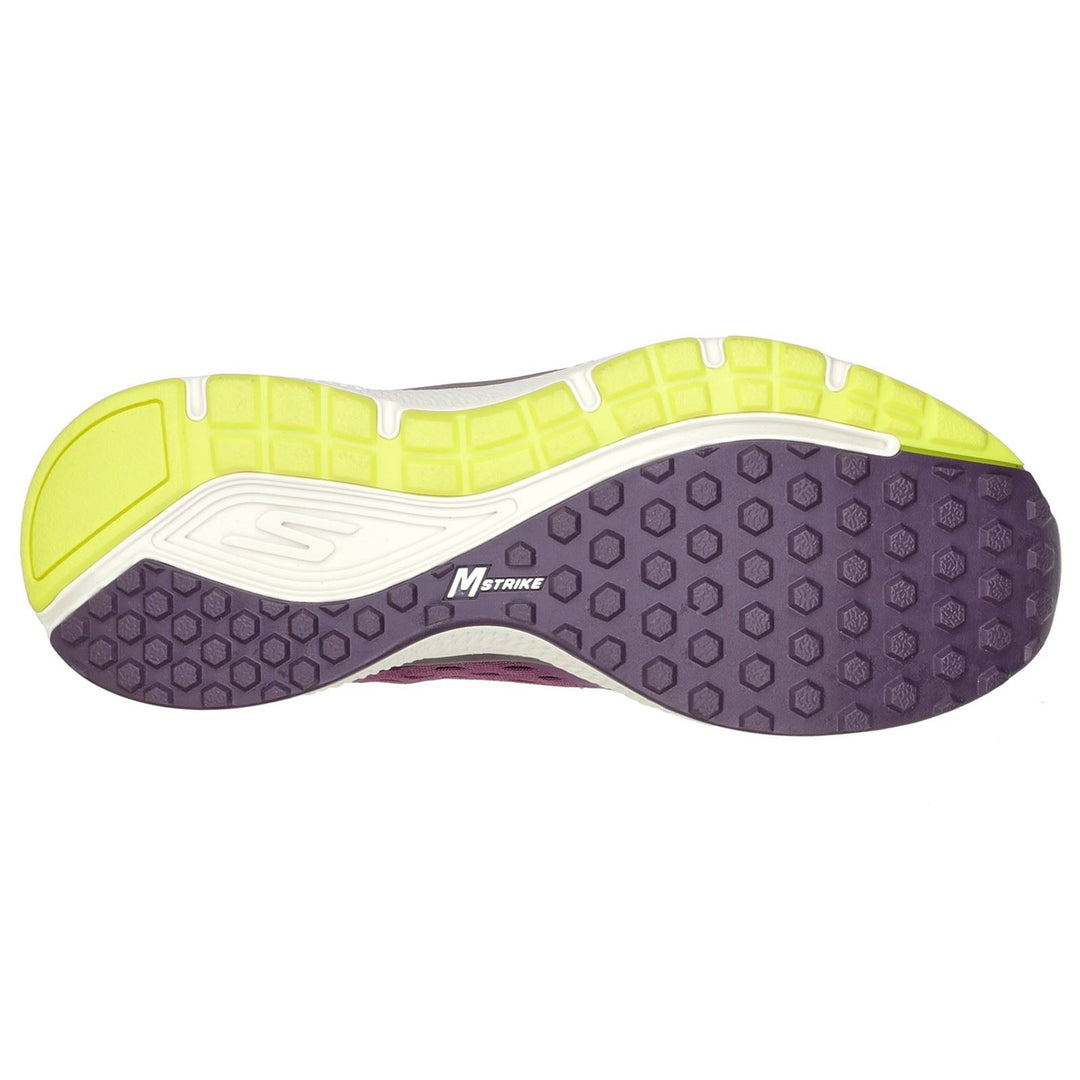 Women's Wide Fit Skechers 128276  Go Run Consistent Vivid Trainers in Mauve - Image 8