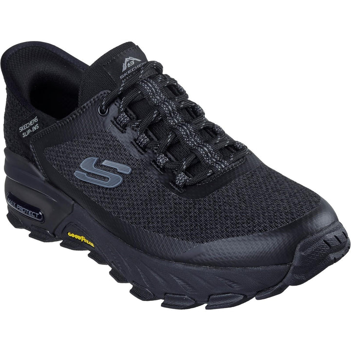 Men's Wide Fit Skechers 237309 Slip-ins Max Protect Assembly Trainers in Black - Image 1