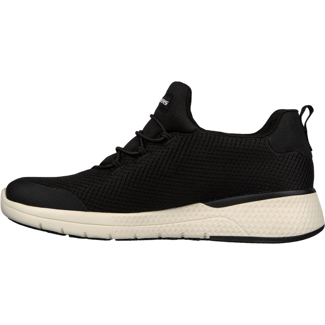 Women's Wide Fit Skechers 77281EC Marsing Waiola SR Safety Trainers - Black/White in Black/White - Image 4