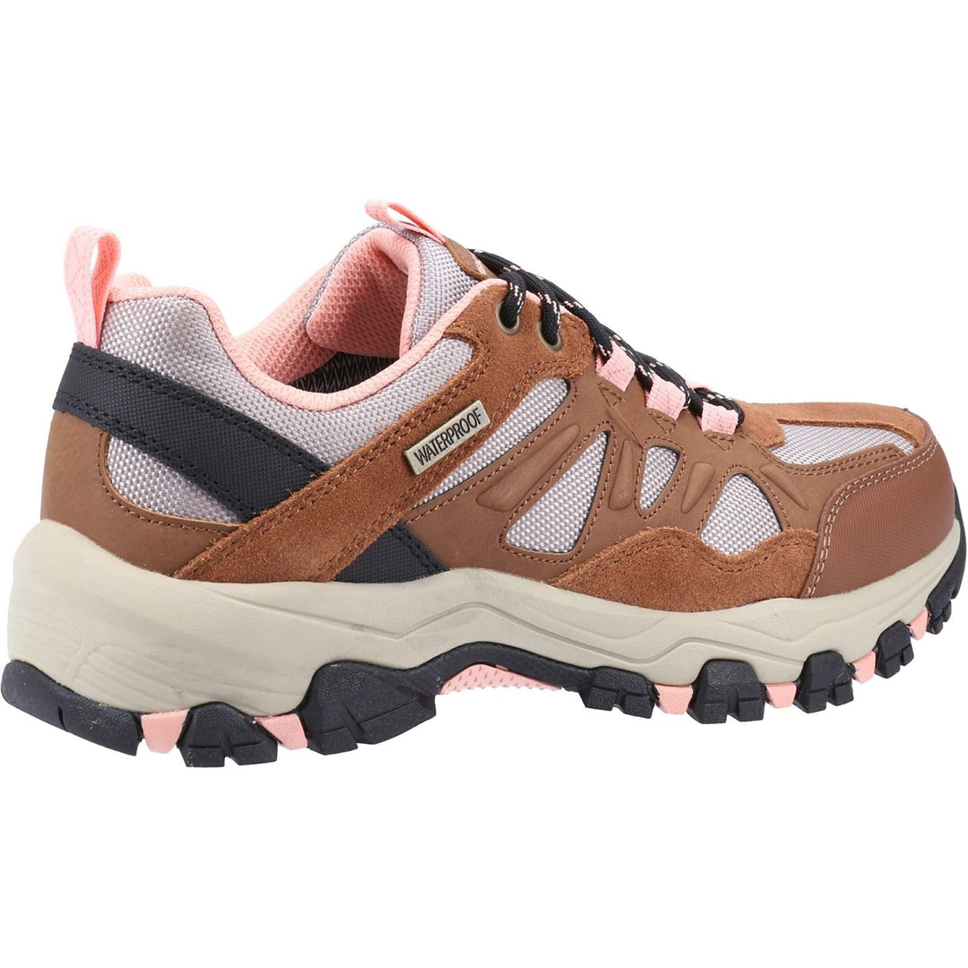 Women's Wide Fit Skechers SK167003 Selmen West Highland Hiking Trainers - Brown/Tan in Brown/Tan - Image 4