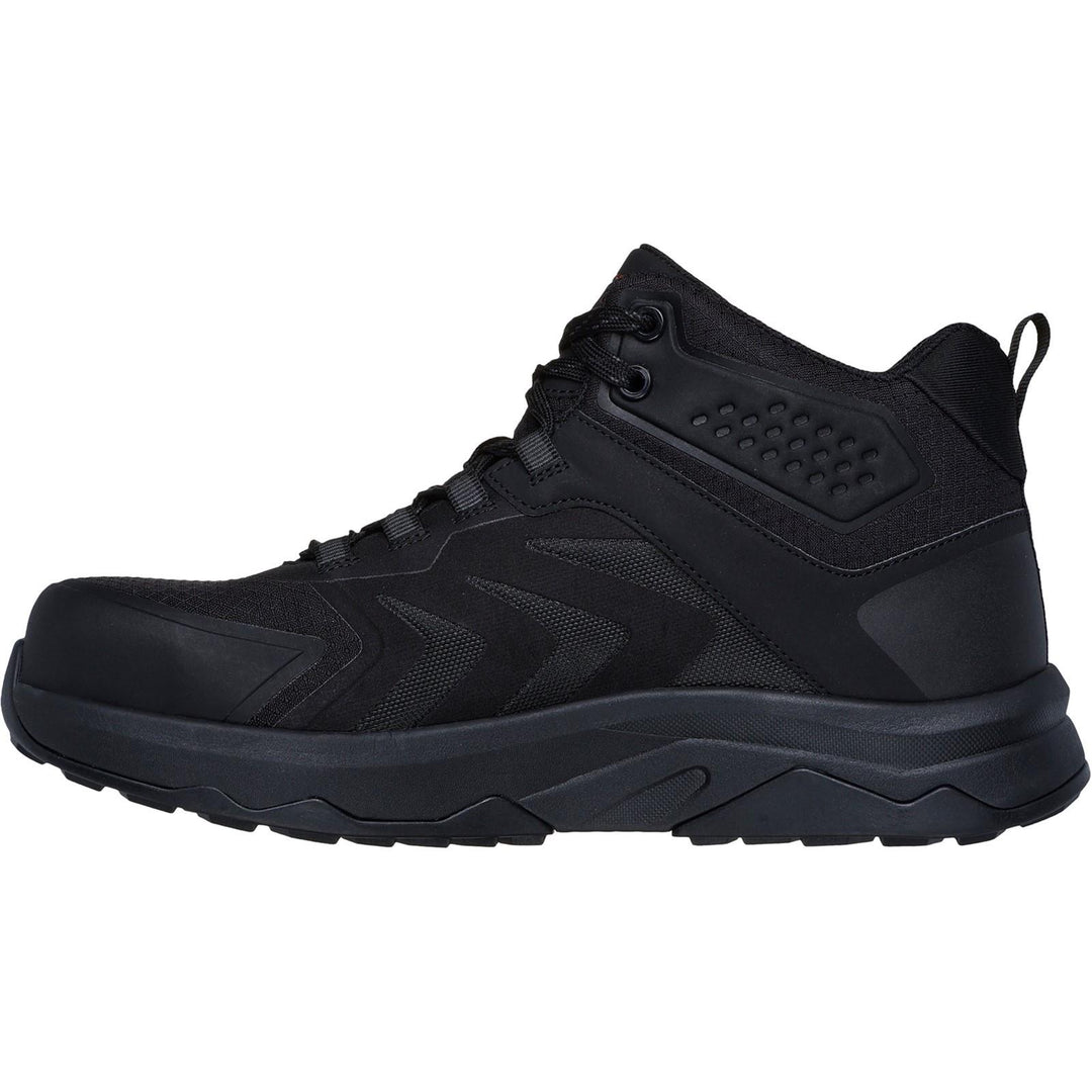 Men's Wide Fit Skechers 200256EC Work Speed Flex Trekker Boots in Black/Red - Image 4