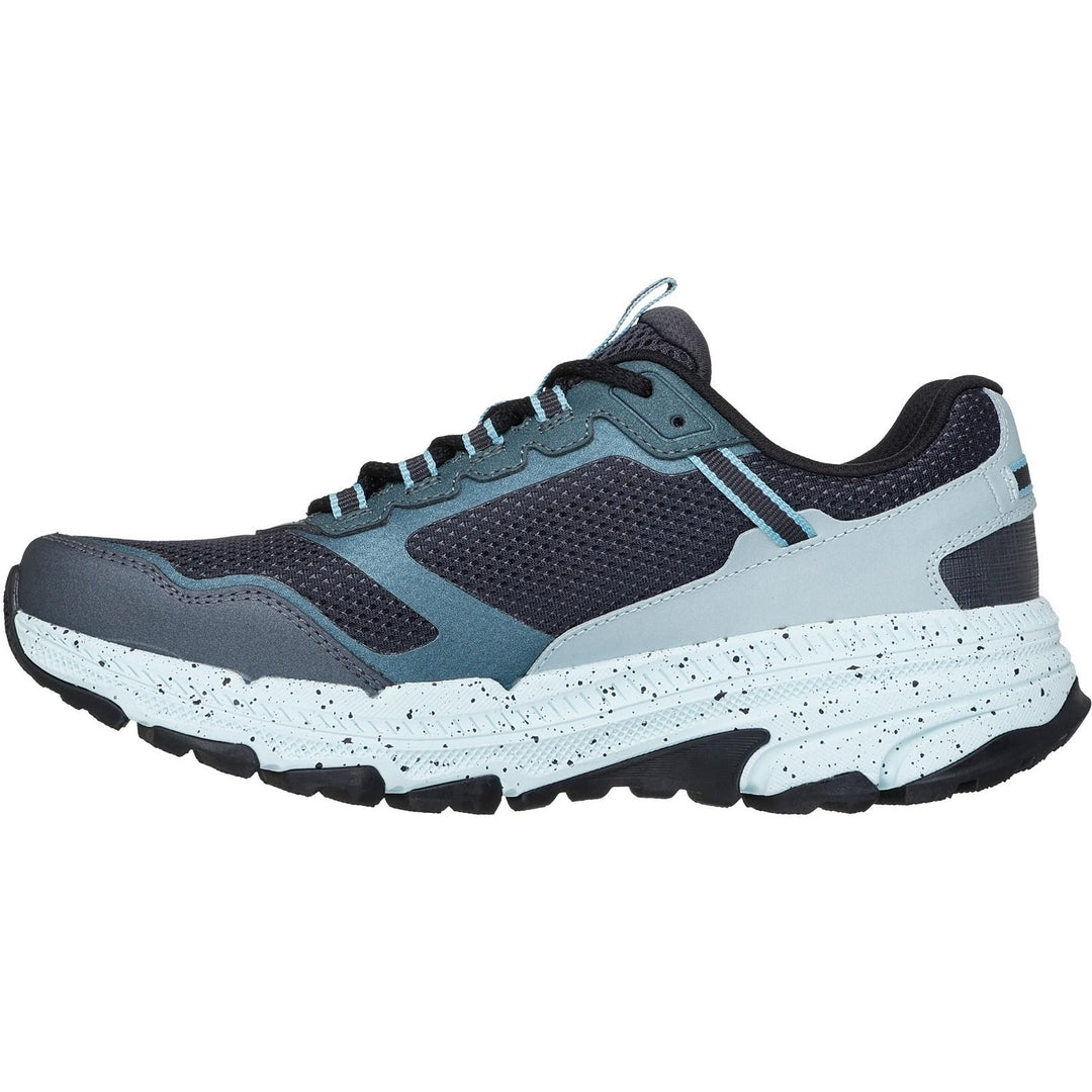 Women's Wide Fit Skechers 129525 Gorun Trail Altitude 2.0 Ravine Trainers in Navy/Aqua - Image 4
