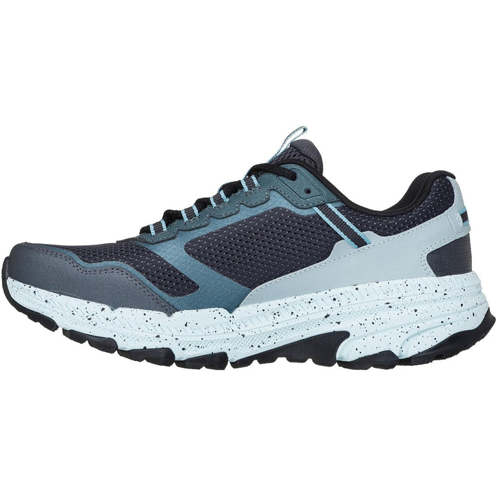 Women's Wide Fit Skechers 129525 Gorun Trail Altitude 2.0 Ravine Trainers in Navy/Aqua - Image 1