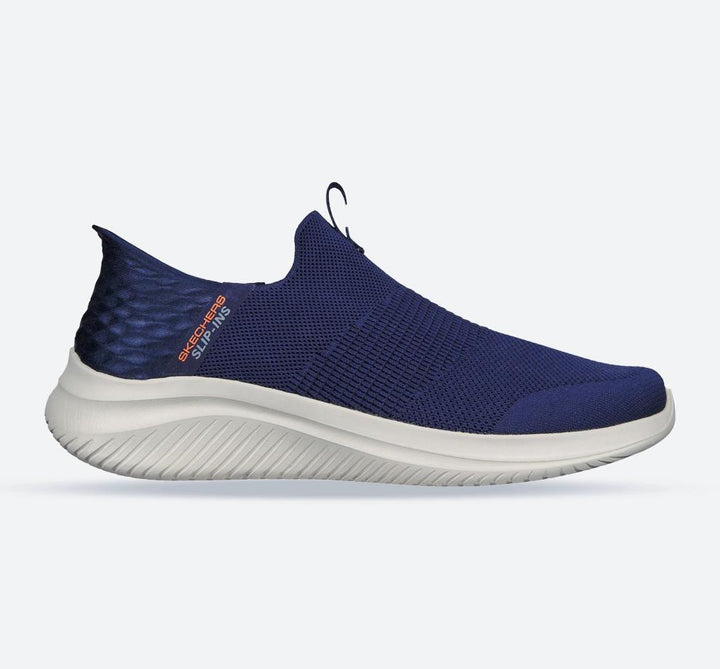 Men's Wide Fit Skechers Slip-ins 232450 Ultra Flex 3.0 Smooth Step Trainers in Navy - Image 1