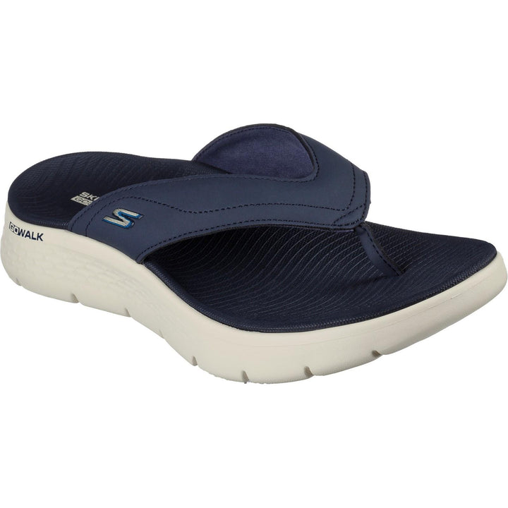 Men's Relaxed Fit Skechers 229202 Go Walk Flex Vallejo Sandals - Navy in Navy - Image 1