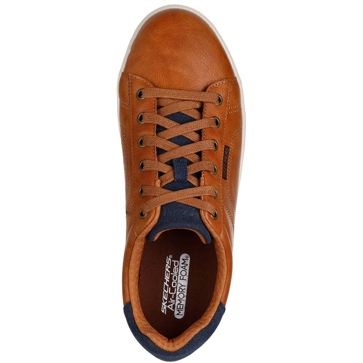 Men's Wide Fit Skechers 210946 Cavell Hensley Shoes - Luggage in Luggage - Image 1