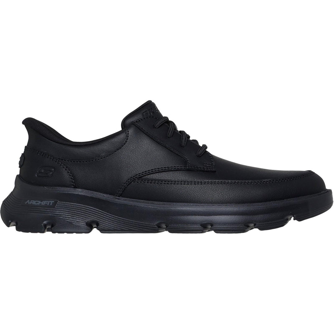 Men's Relaxed Fit Skechers 205517 Slip-ins Arch Fit Garza Rowan Trainers in Black - Image 2