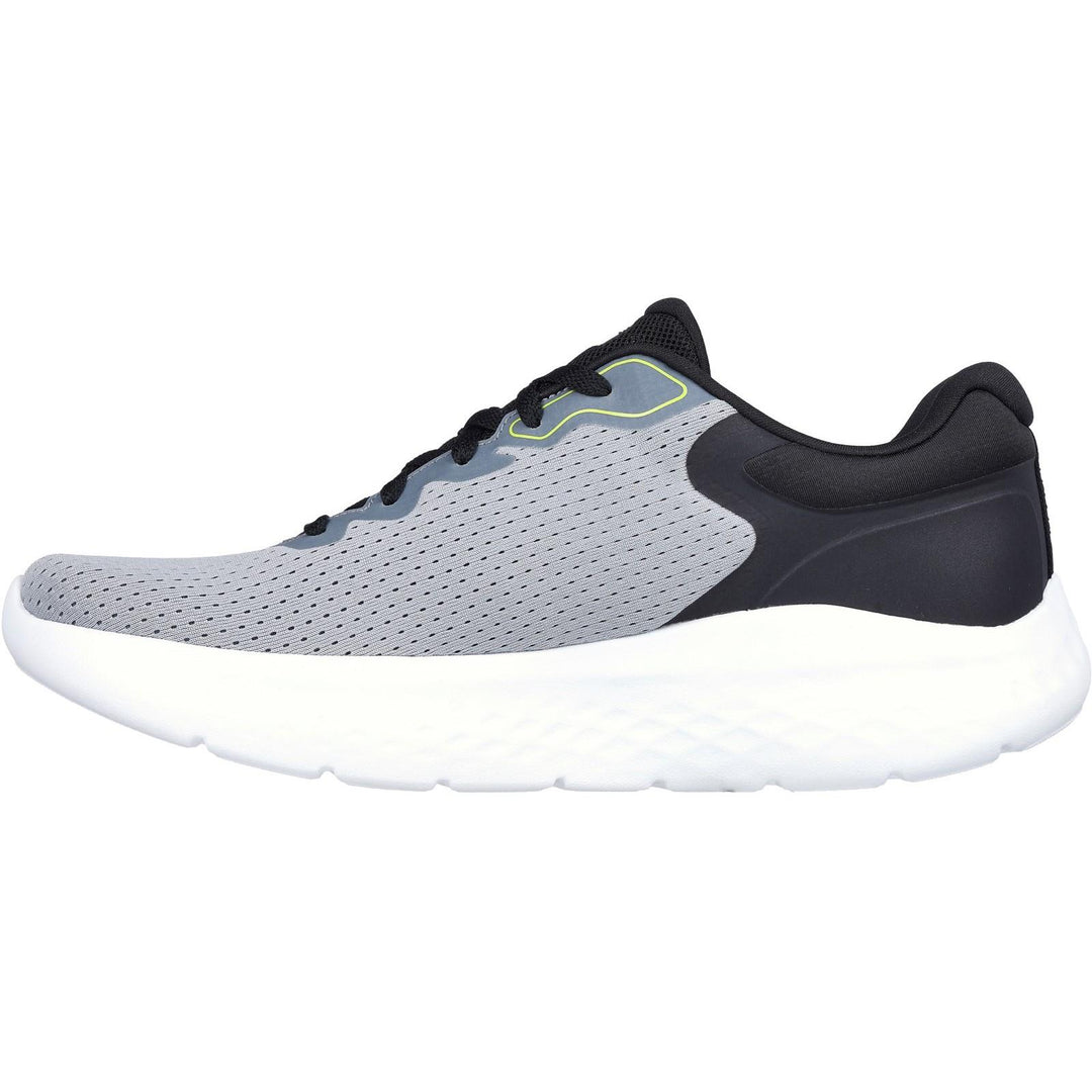 Men's Wide Fit Skechers 220898 Go Run Lite Anchorage Trainers in Grey/Black - Image 4