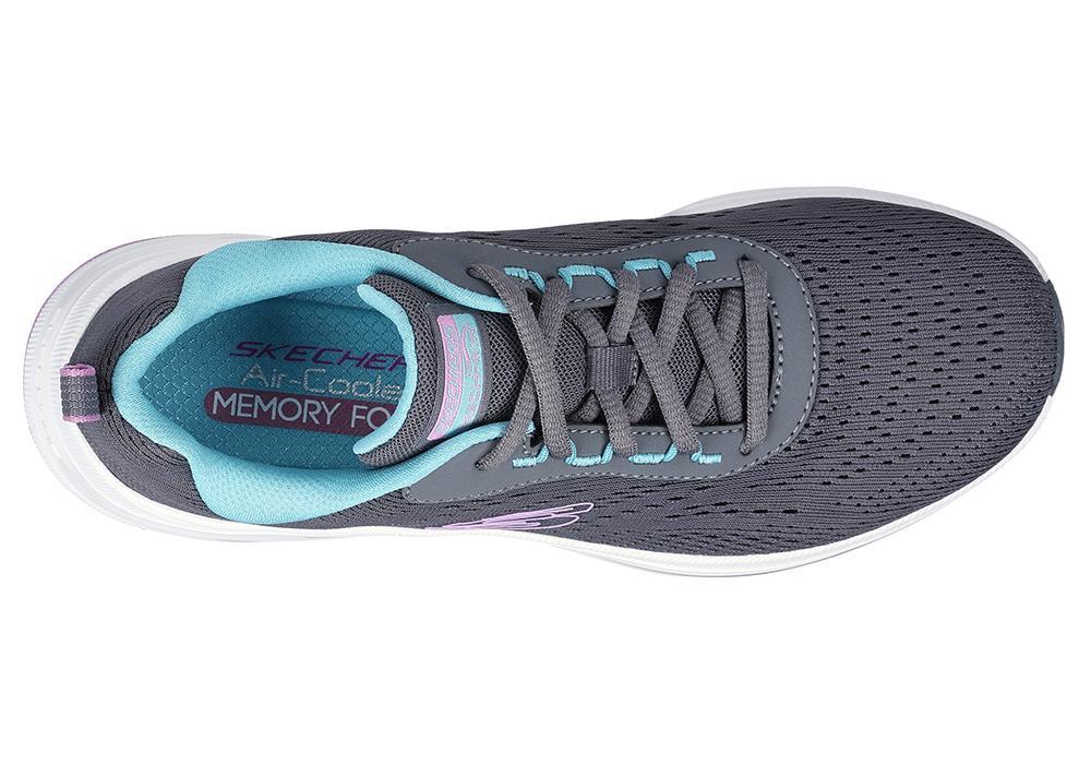 Women's Wide Fit Skechers 150131 Skech Air Meta Aired Out Trainers - Charcoal/Multi in Charcoal/Multi - Image 4
