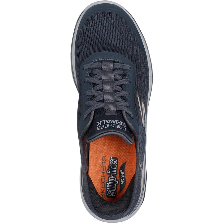 Men's Wide Fit Skechers 216602 Slip-ins Arch Fit 2.0 Simplicity Trainer in Navy - Image 1