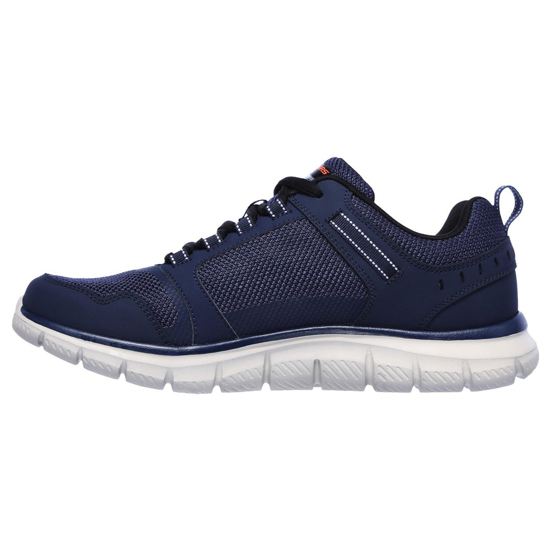 Men's Wide Fit Skechers 232001 Track Knockhill Trainers in Black - Image 8