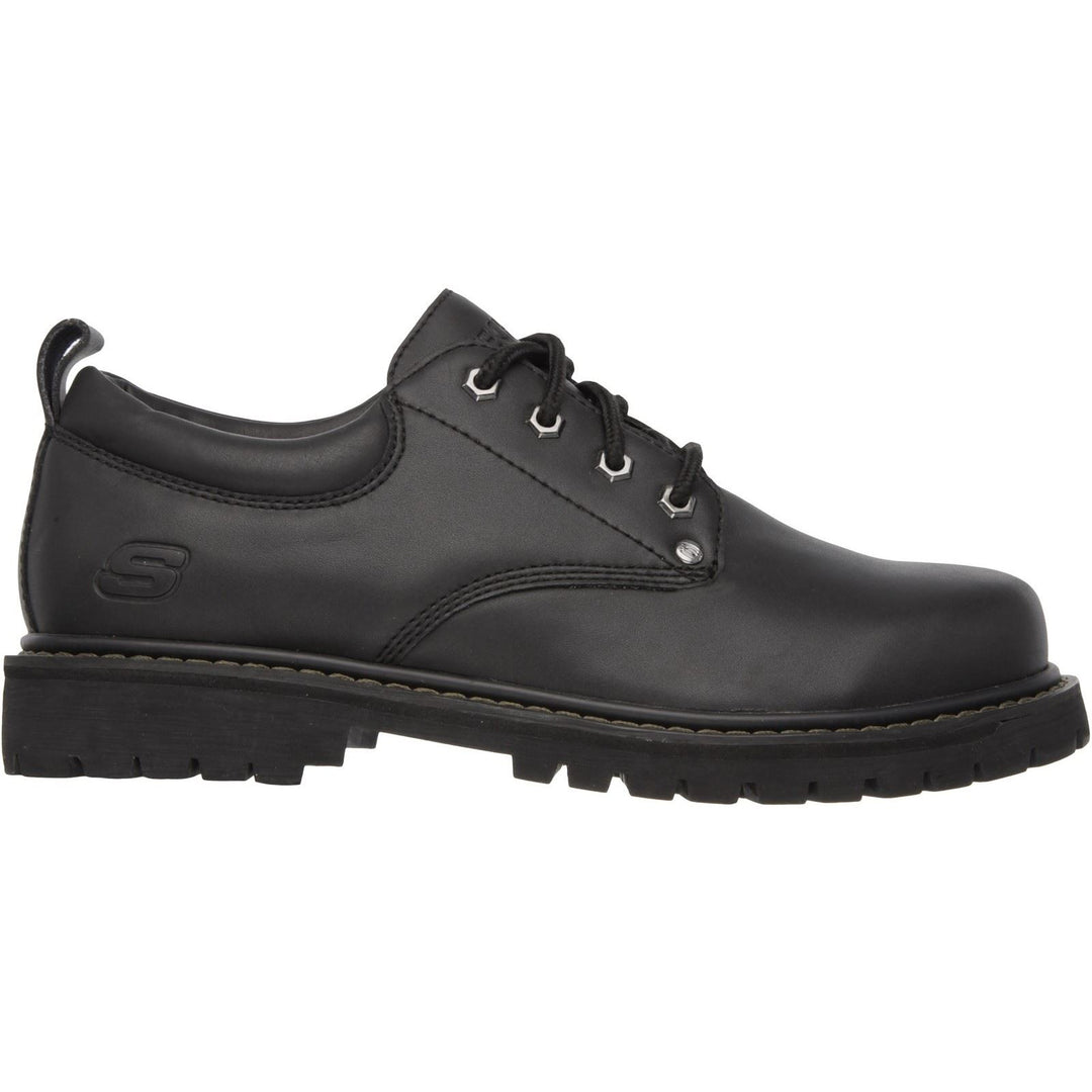 Men's Wide Fit Skechers 6618 Tom Cats Lace Up Shoes - Black in Black - Image 2