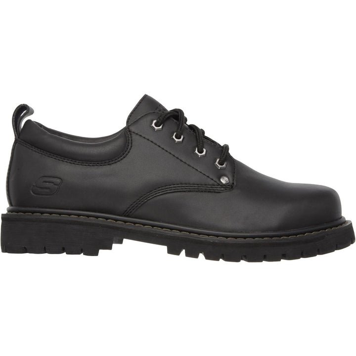 Men's Wide Fit Skechers 6618 Tom Cats Lace Up Shoes - Black in Black - Image 1